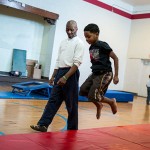 Todd Kennedy tumbling classes at Franklin Circle Christian Church in Ohio City