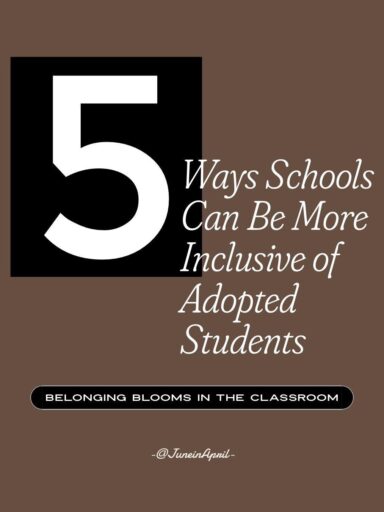Ways Schools Can Support Adopted Students